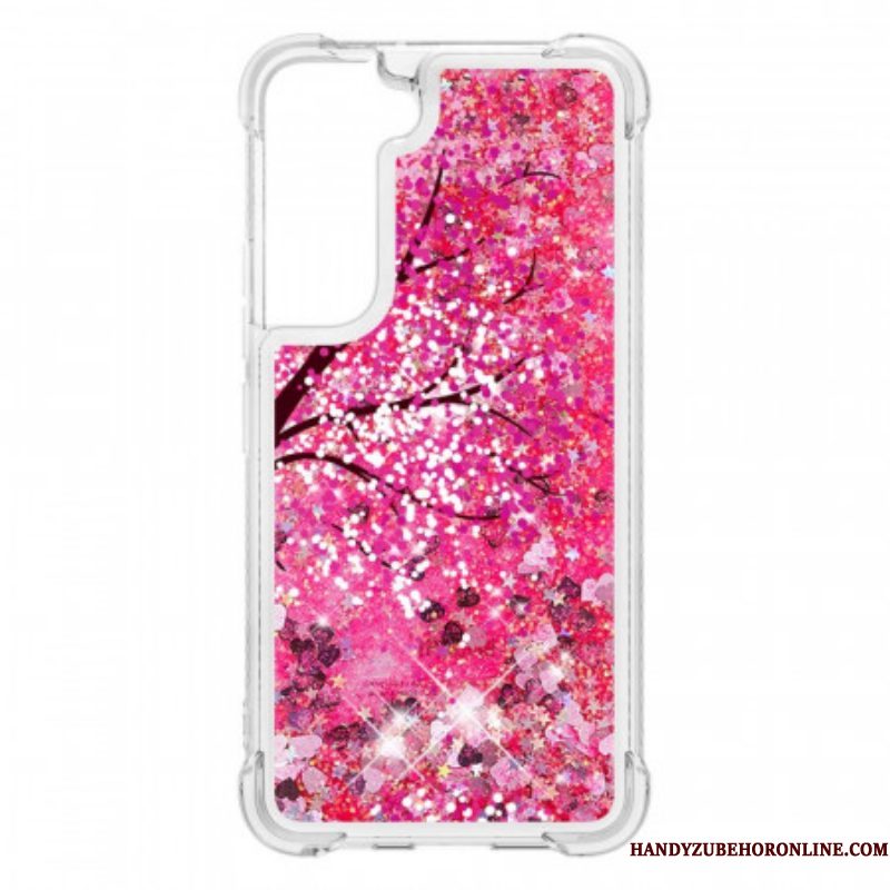 Hoesje voor Samsung Galaxy S22 Plus 5G Glitter Boom