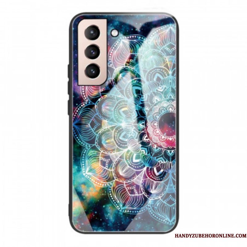 Hoesje voor Samsung Galaxy S22 Plus 5G Mandala Gehard Glas