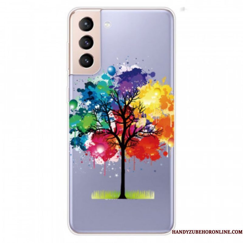 Hoesje voor Samsung Galaxy S22 Plus 5G Naadloze Aquarel Boom