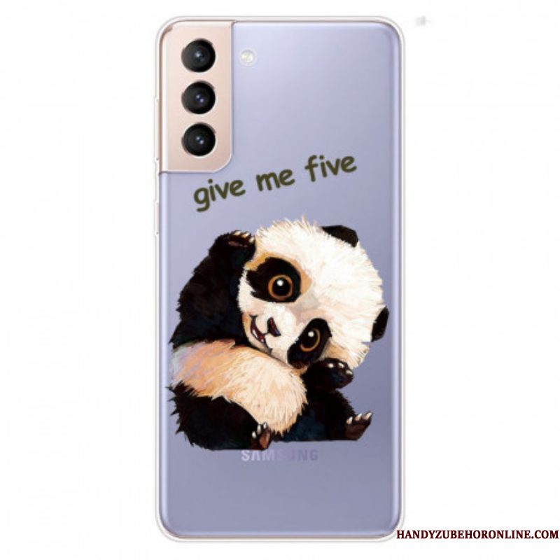 Hoesje voor Samsung Galaxy S22 Plus 5G Panda Geef Me Vijf