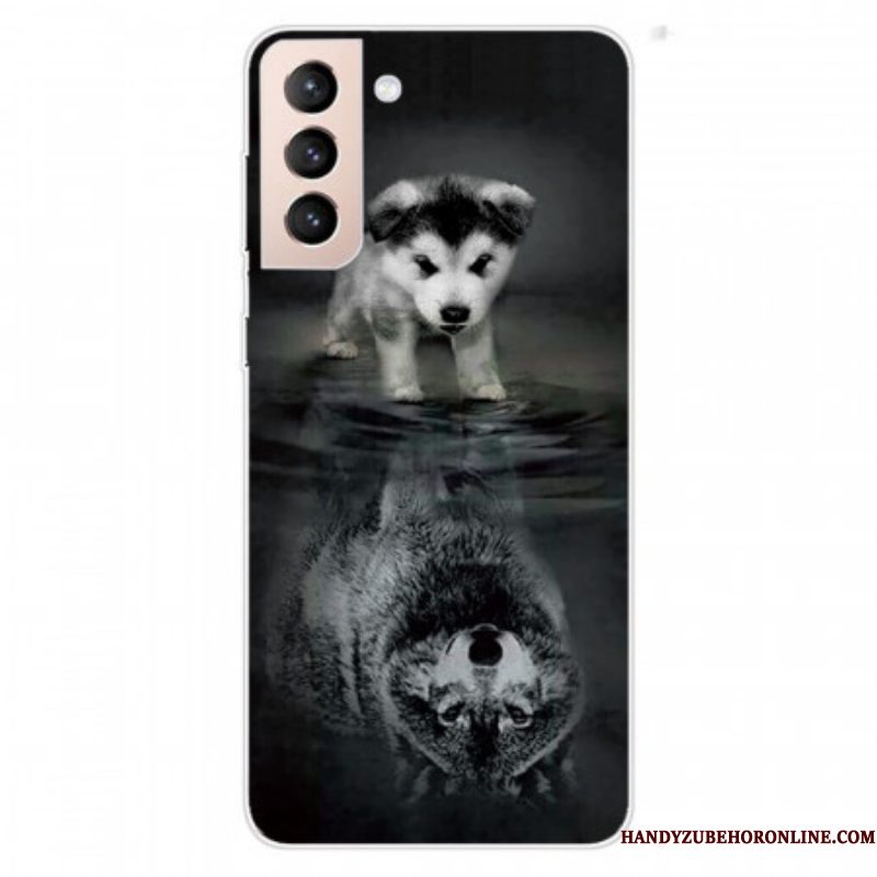 Hoesje voor Samsung Galaxy S22 Plus 5G Puppy-droom