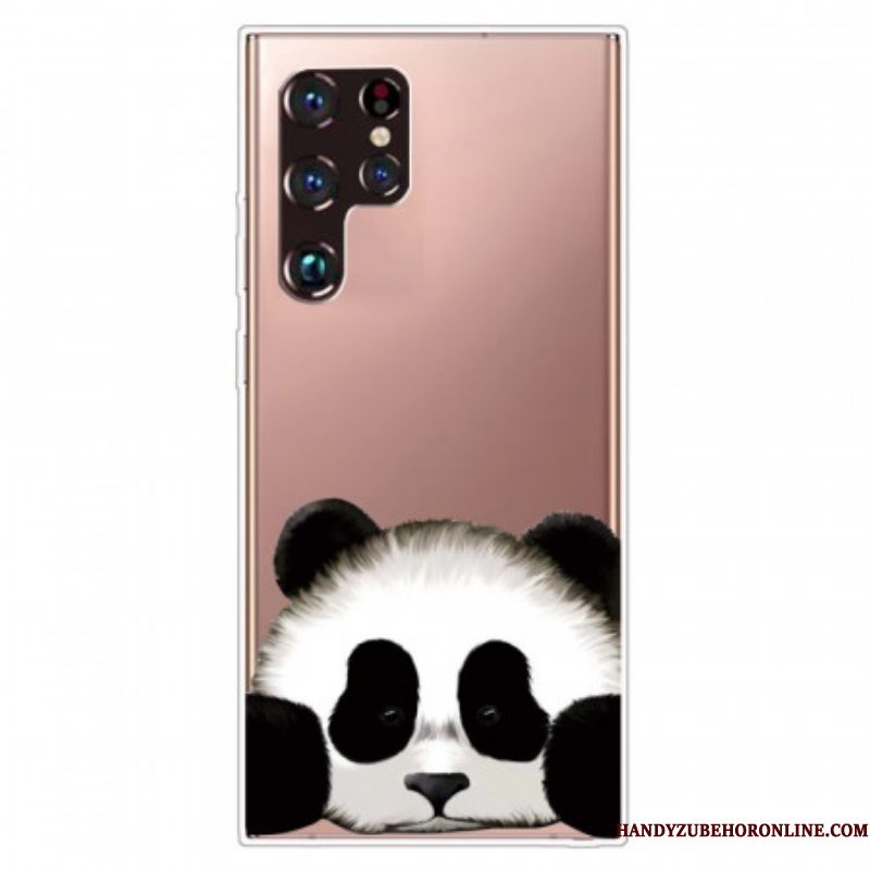 Hoesje voor Samsung Galaxy S22 Ultra 5G Naadloze Panda