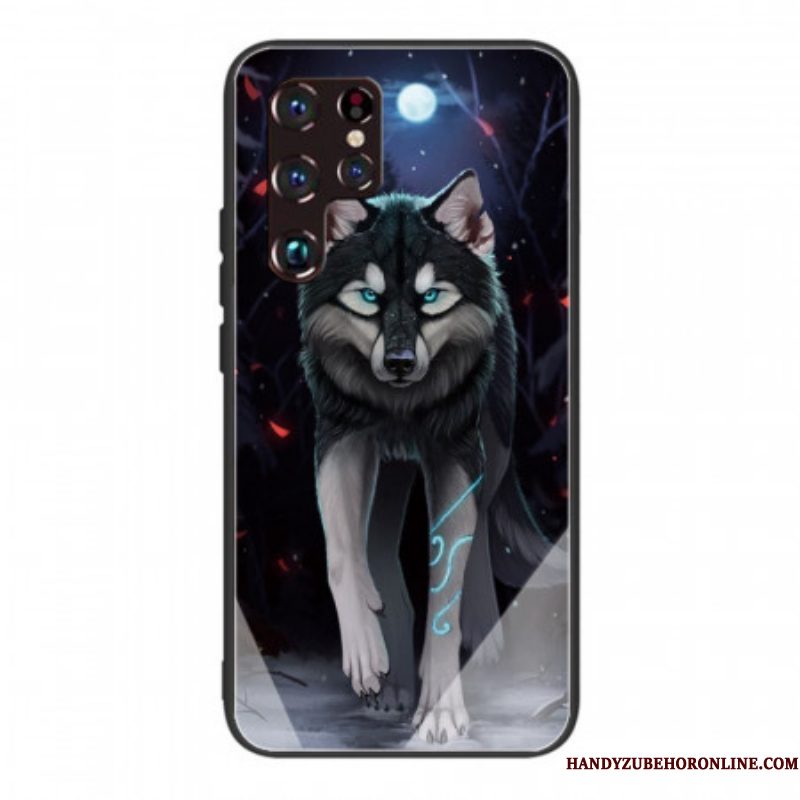 Hoesje voor Samsung Galaxy S22 Ultra 5G Wolf