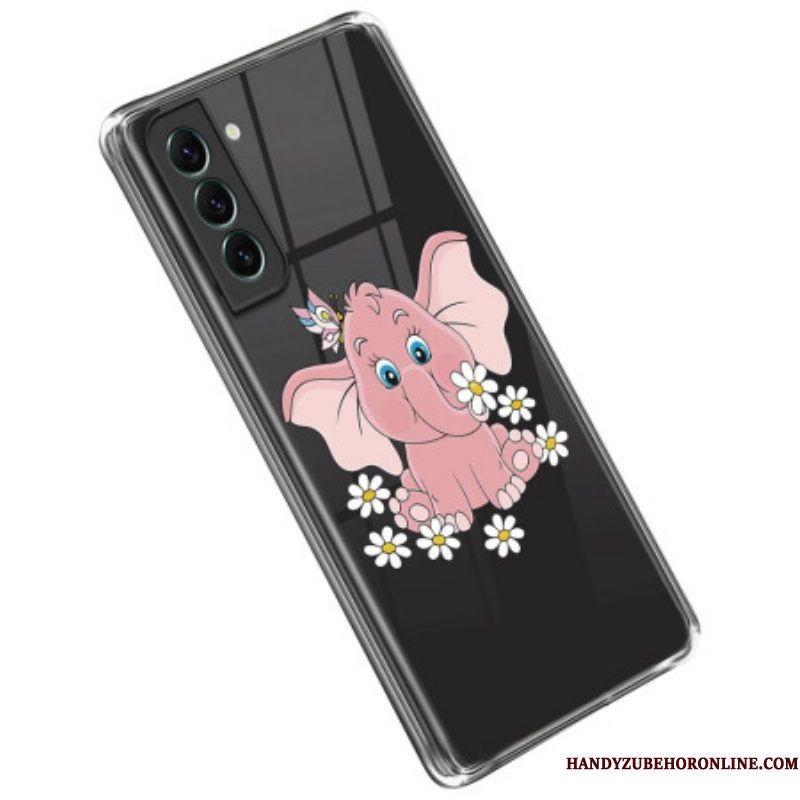 Hoesje voor Samsung Galaxy S23 5G Naadloze Roze Olifant