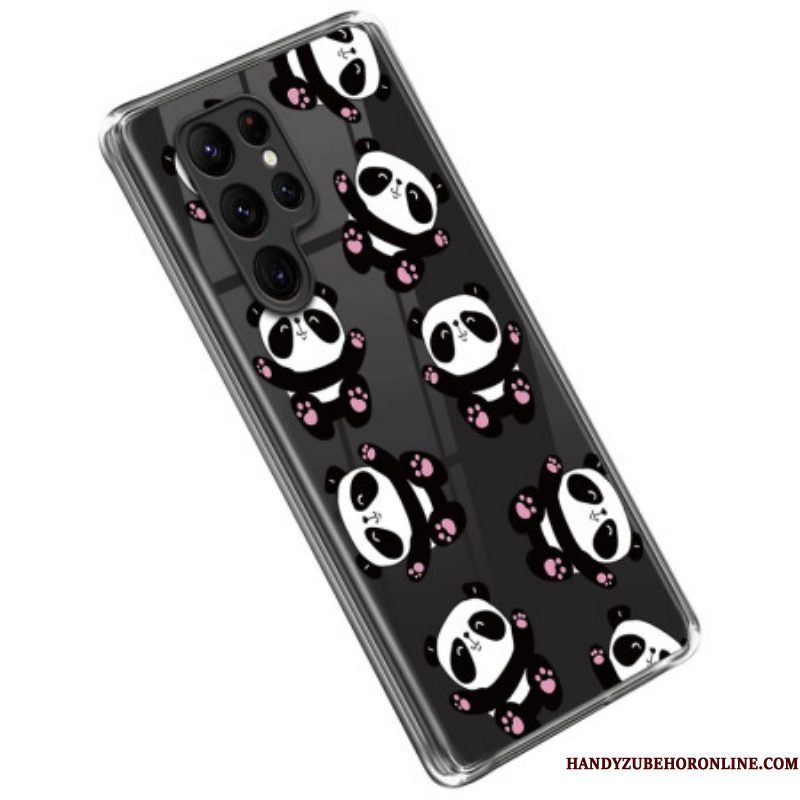 Hoesje voor Samsung Galaxy S23 Ultra 5G Meerdere Panda's