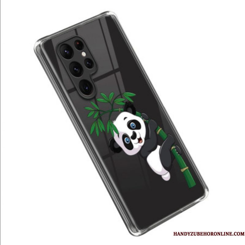 Hoesje voor Samsung Galaxy S23 Ultra 5G Panda Bamboe
