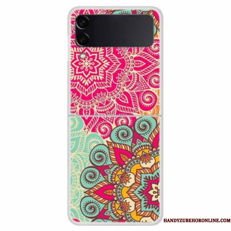 Hoesje voor Samsung Galaxy Z Flip 4 Folio-hoesje Mandala-trend