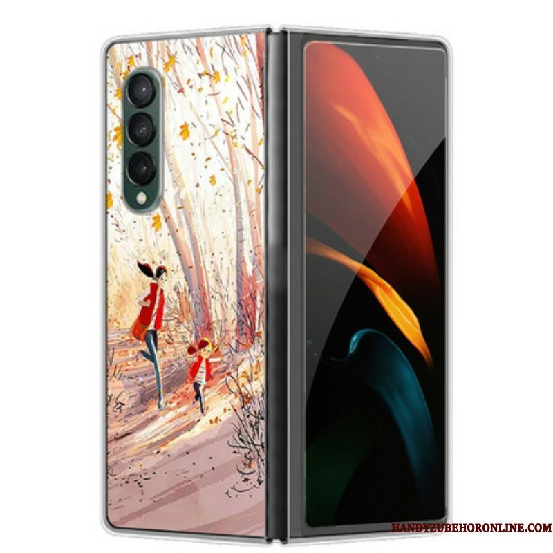 Hoesje voor Samsung Galaxy Z Fold 3 5G Herfst Landschap