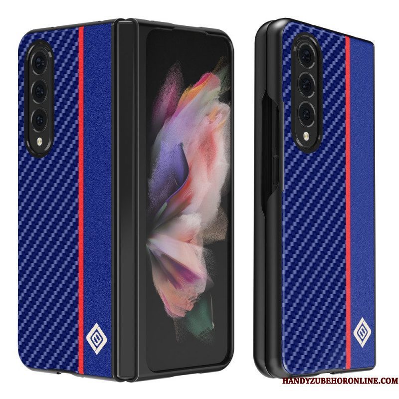 Hoesje voor Samsung Galaxy Z Fold 3 5G Koolstofvezellijn Lc.imeeke