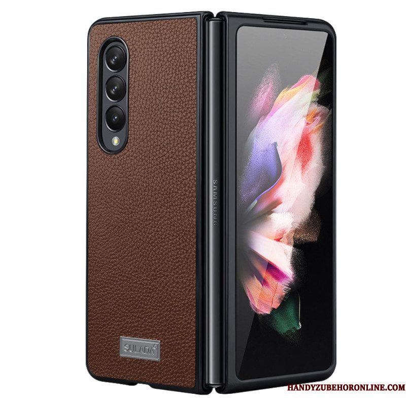 Hoesje voor Samsung Galaxy Z Fold 4 Sulada Litchi Kunstleer