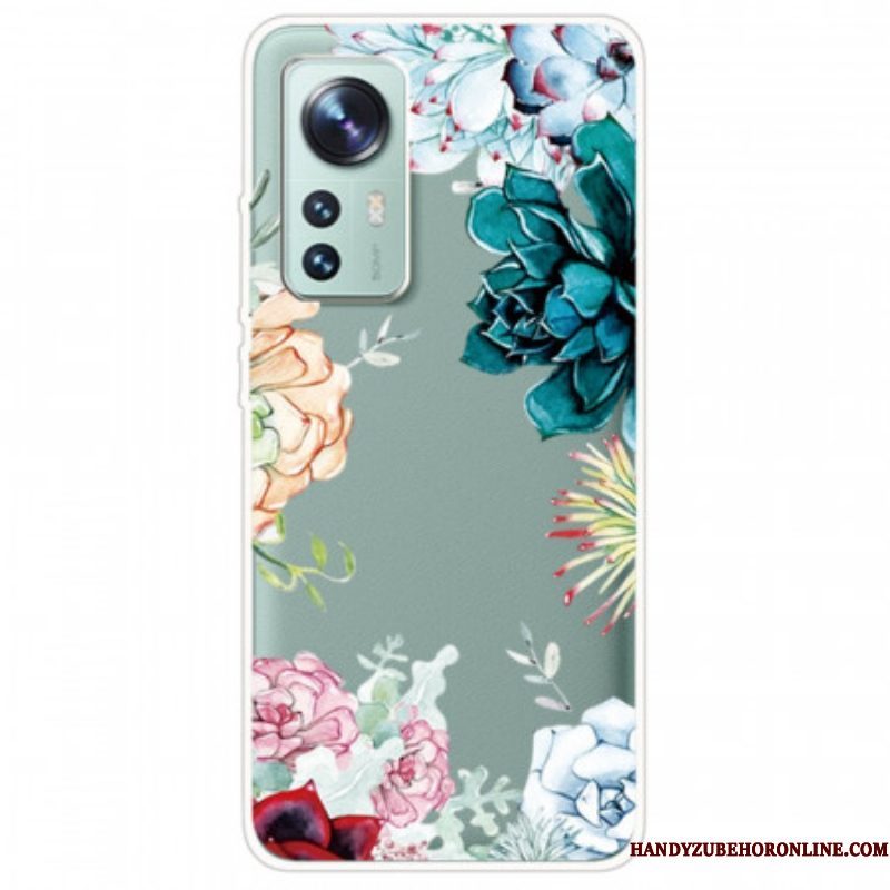 Hoesje voor Xiaomi 12 / 12X Aquarel Bloemen