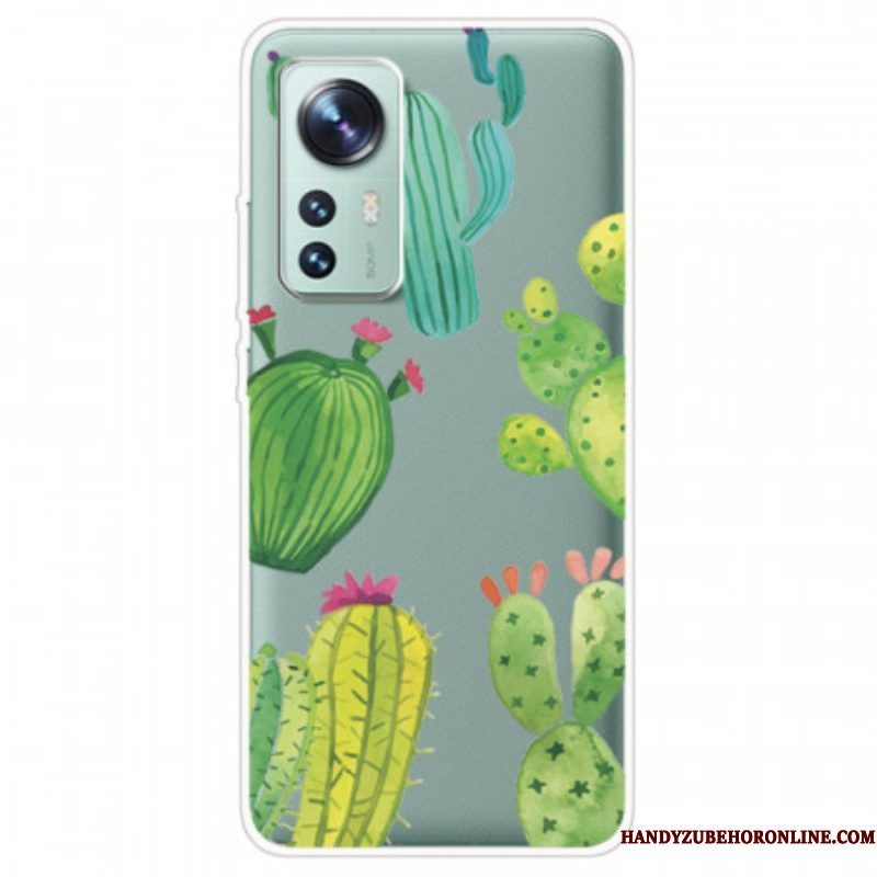 Hoesje voor Xiaomi 12 / 12X Aquarel Cactussen