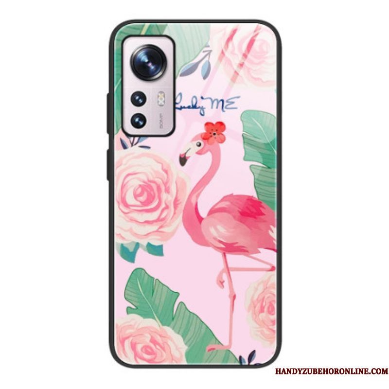 Hoesje voor Xiaomi 12 / 12X Flamingo Gehard Glas