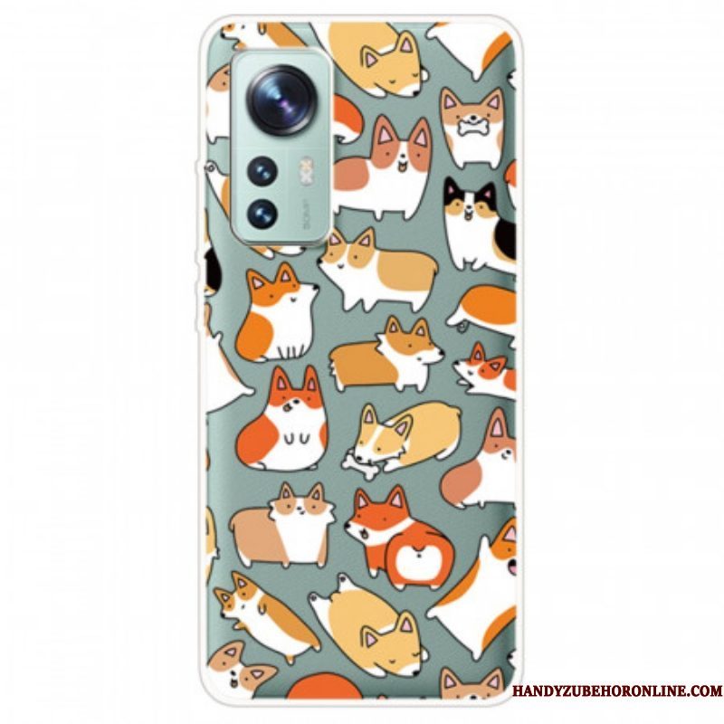 Hoesje voor Xiaomi 12 / 12X Meerdere Honden