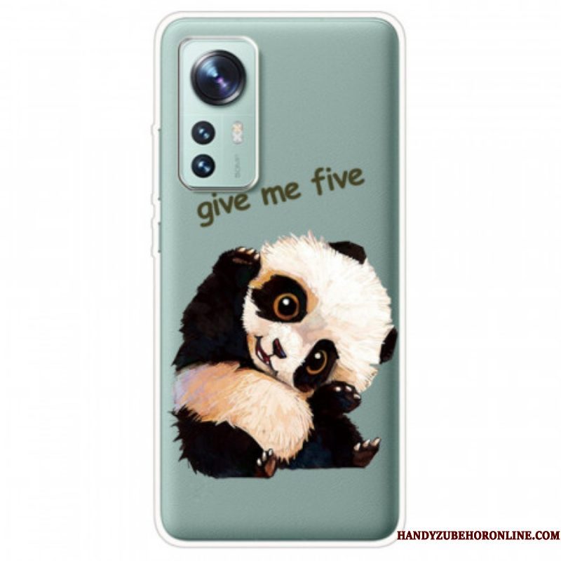 Hoesje voor Xiaomi 12 / 12X Panda Geef Me Vijf