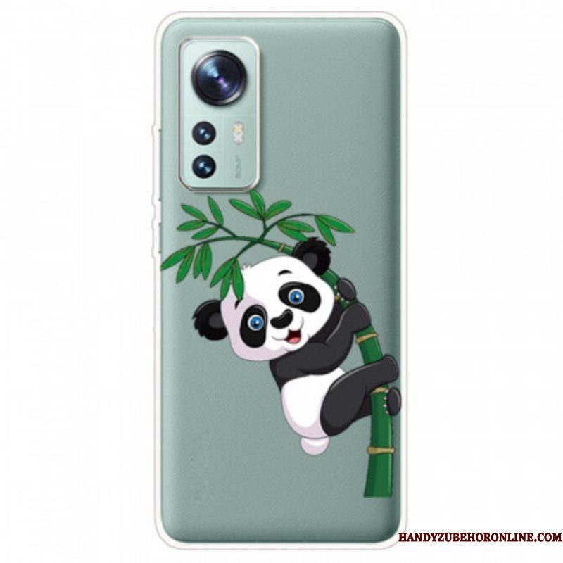Hoesje voor Xiaomi 12 / 12X Panda Op Bamboe