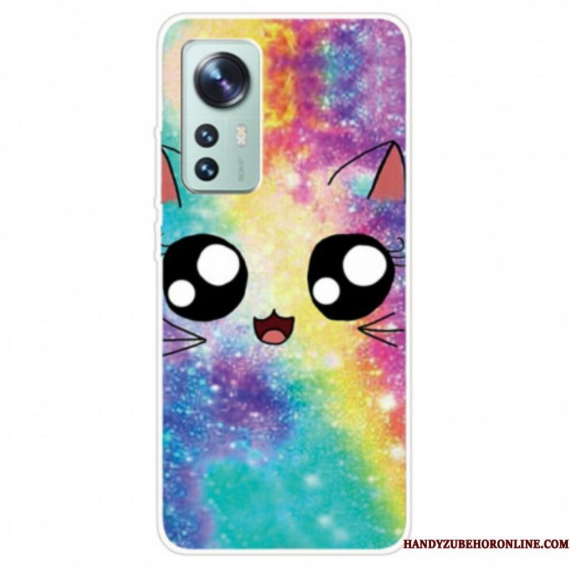 Hoesje voor Xiaomi 12 / 12X Siliconen Kat Cartoon