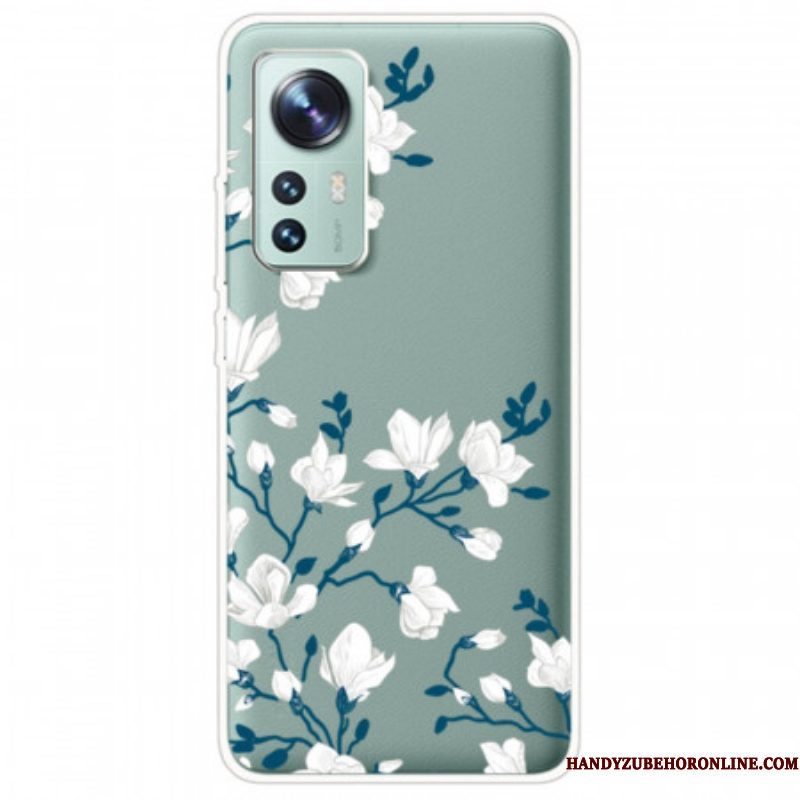 Hoesje voor Xiaomi 12 / 12X Witte Bloemen