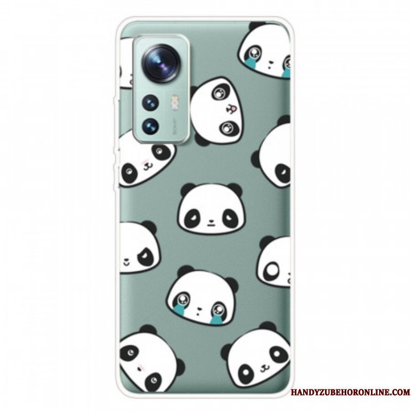 Hoesje voor Xiaomi 12 Pro Panda Koppen