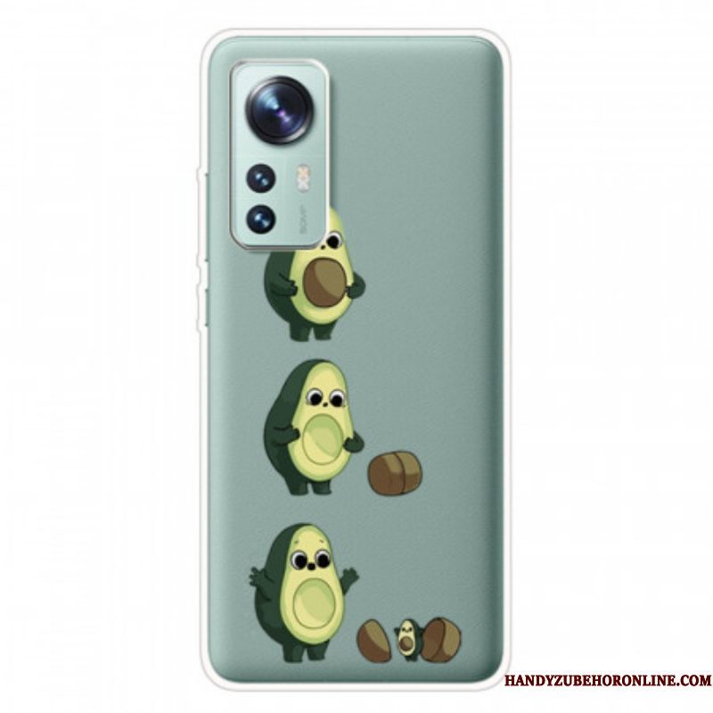 Hoesje voor Xiaomi 12 Pro Siliconen Avocado Leven