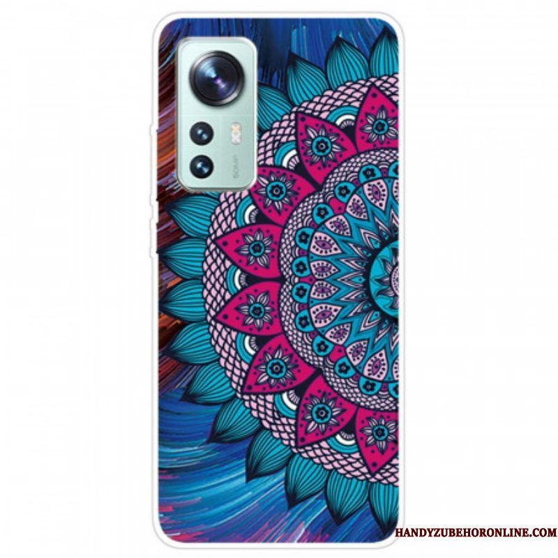 Hoesje voor Xiaomi 12 Pro Siliconen Mandala