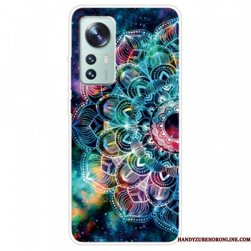 Hoesje voor Xiaomi 12 Pro Siliconen Mandala-ontwerp