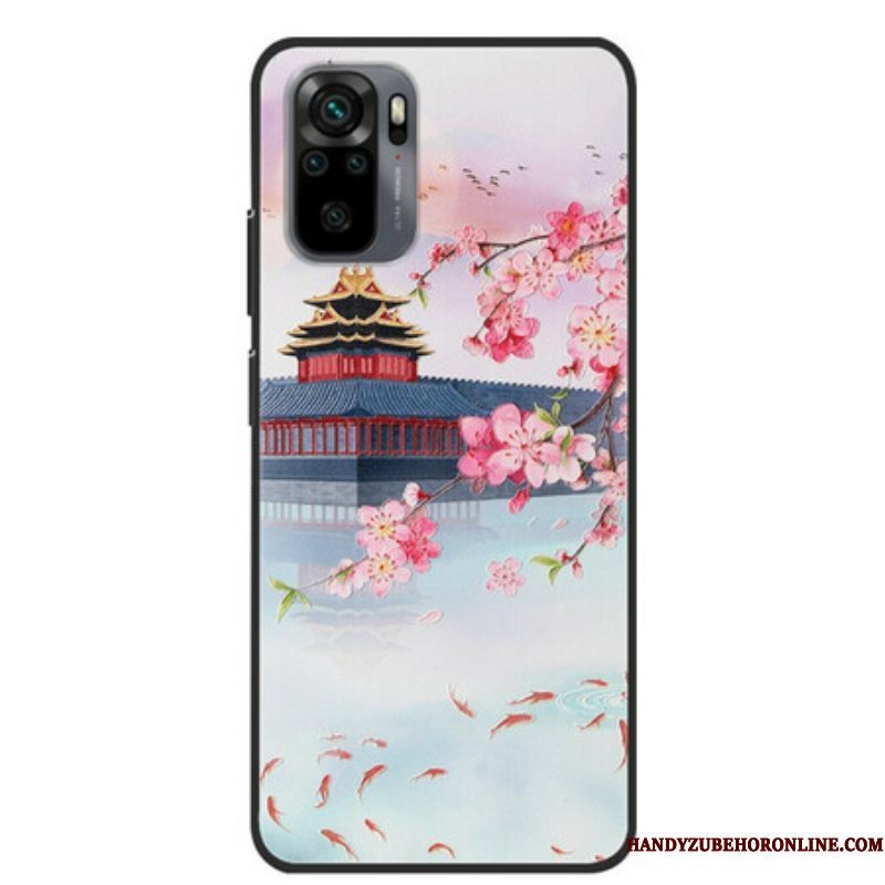 Hoesje voor Xiaomi Redmi Note 10 / 10S Aziatisch Kasteel