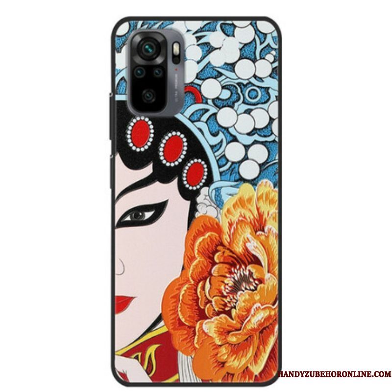 Hoesje voor Xiaomi Redmi Note 10 / 10S Peking Opera