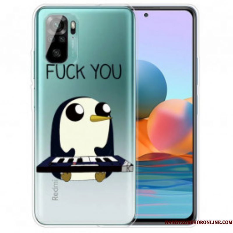Hoesje voor Xiaomi Redmi Note 10 / 10S Pinguïn Neuk Je