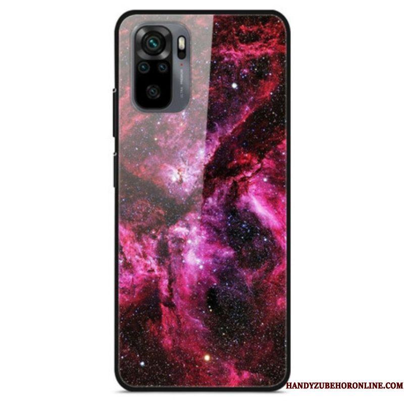 Hoesje voor Xiaomi Redmi Note 10 / 10S Roze Gehard Glas