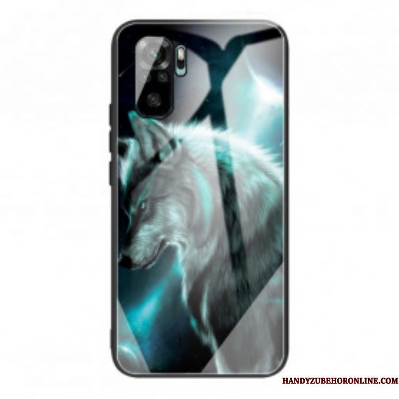 Hoesje voor Xiaomi Redmi Note 10 / 10S Wolf Van Gehard Glas