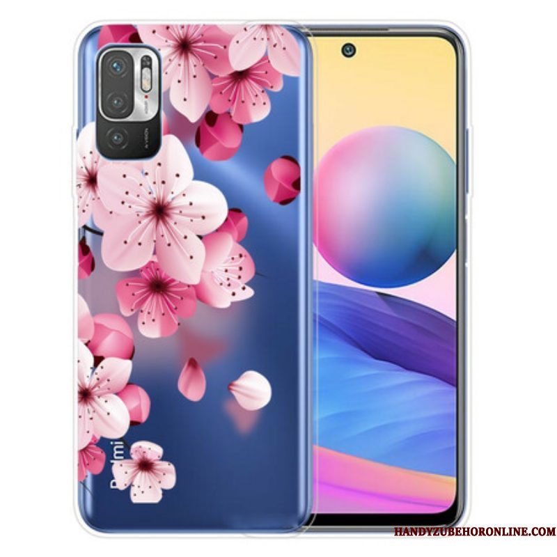 Hoesje voor Xiaomi Redmi Note 10 5G Kleine Roze Bloemen