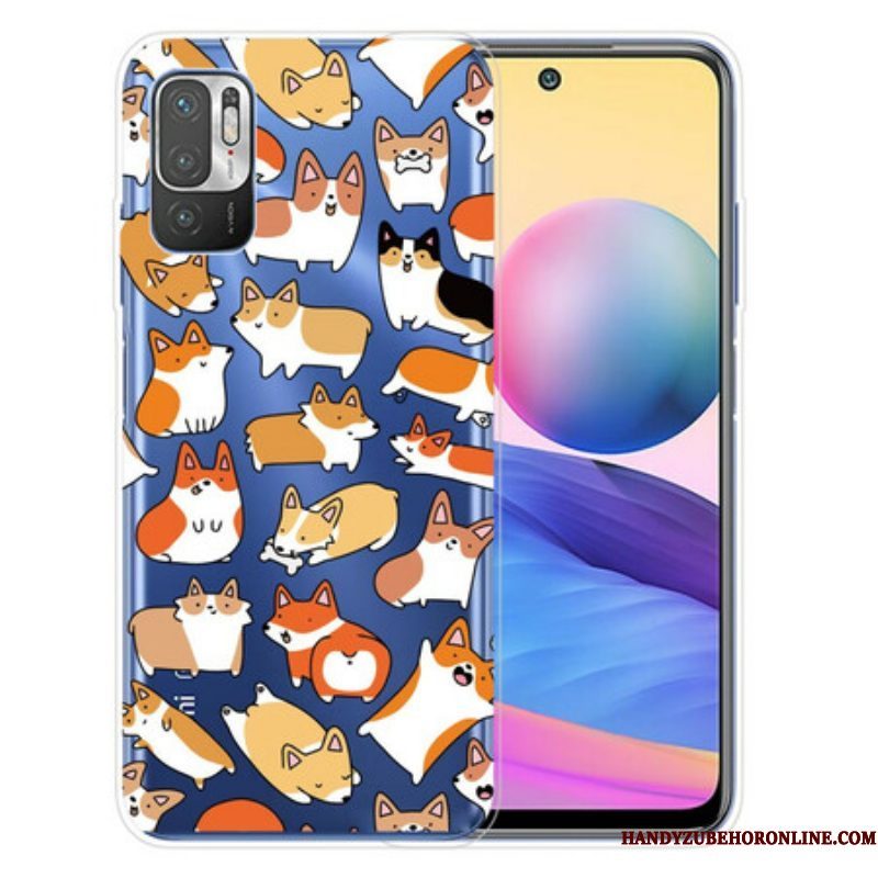 Hoesje voor Xiaomi Redmi Note 10 5G Meerdere Honden