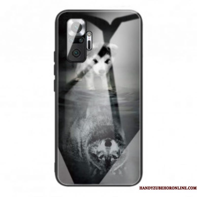 Hoesje voor Xiaomi Redmi Note 10 Pro Puppy Dream Gehard Glas