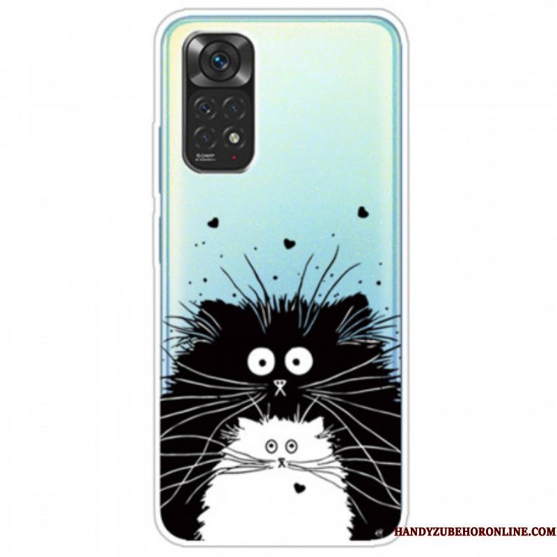 Hoesje voor Xiaomi Redmi Note 11 / 11S Kijk Naar De Katten