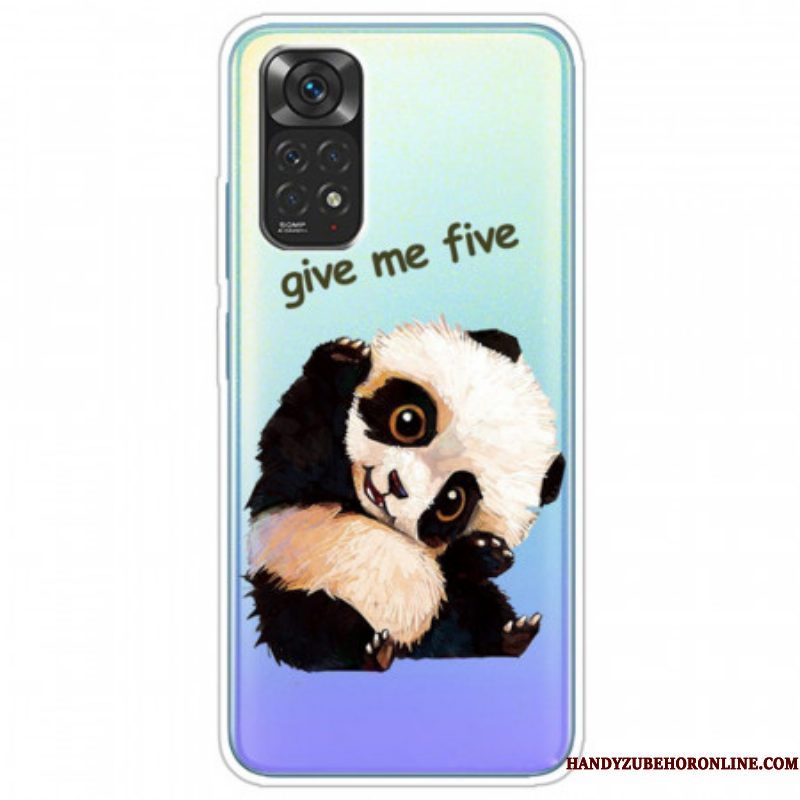 Hoesje voor Xiaomi Redmi Note 11 Pro / 11 Pro 5G Panda Geef Me Vijf