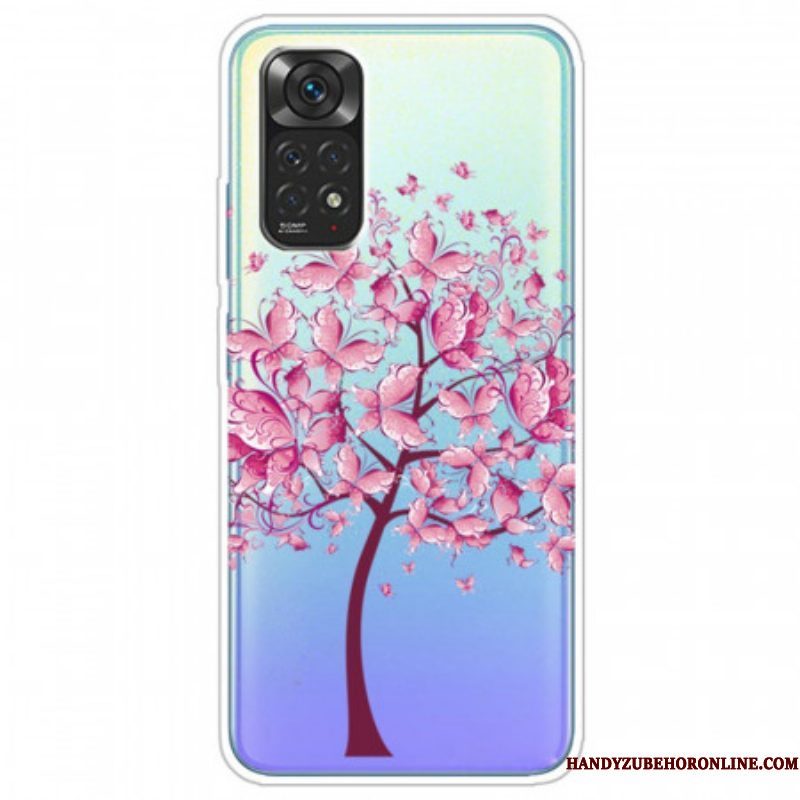 Hoesje voor Xiaomi Redmi Note 11 Pro / 11 Pro 5G Roze Boomtop