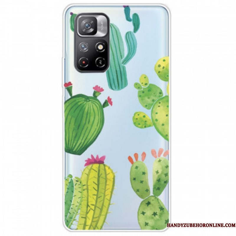 Hoesje voor Xiaomi Redmi Note 11 Pro Plus 5G Aquarel Cactussen