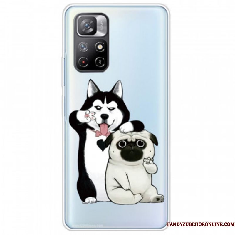Hoesje voor Xiaomi Redmi Note 11 Pro Plus 5G Grappige Honden
