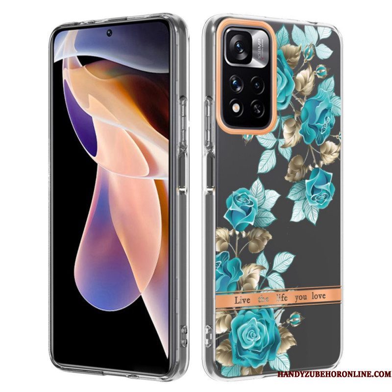 Hoesje voor Xiaomi Redmi Note 11 Pro Plus 5G Naadloze Bloemen