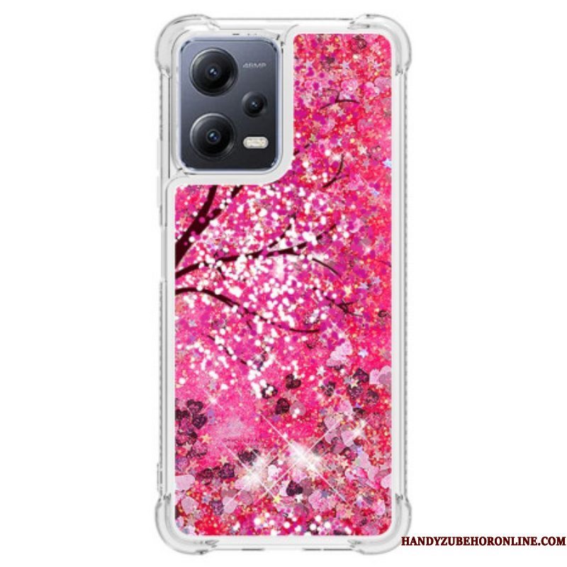 Hoesje voor Xiaomi Redmi Note 12 5G Glitter Boom