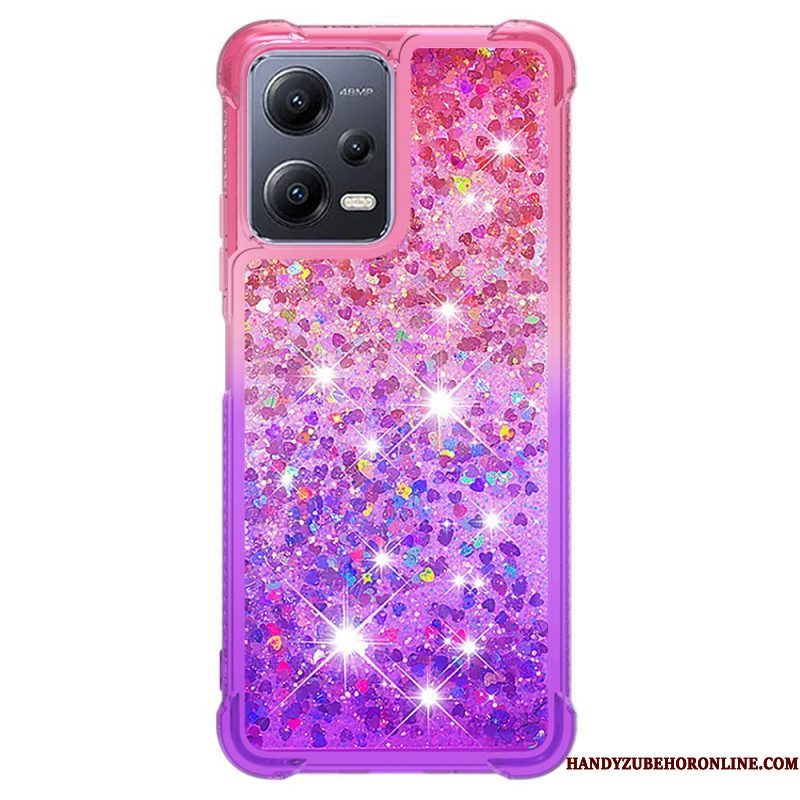 Hoesje voor Xiaomi Redmi Note 12 5G Kleur Pailletten