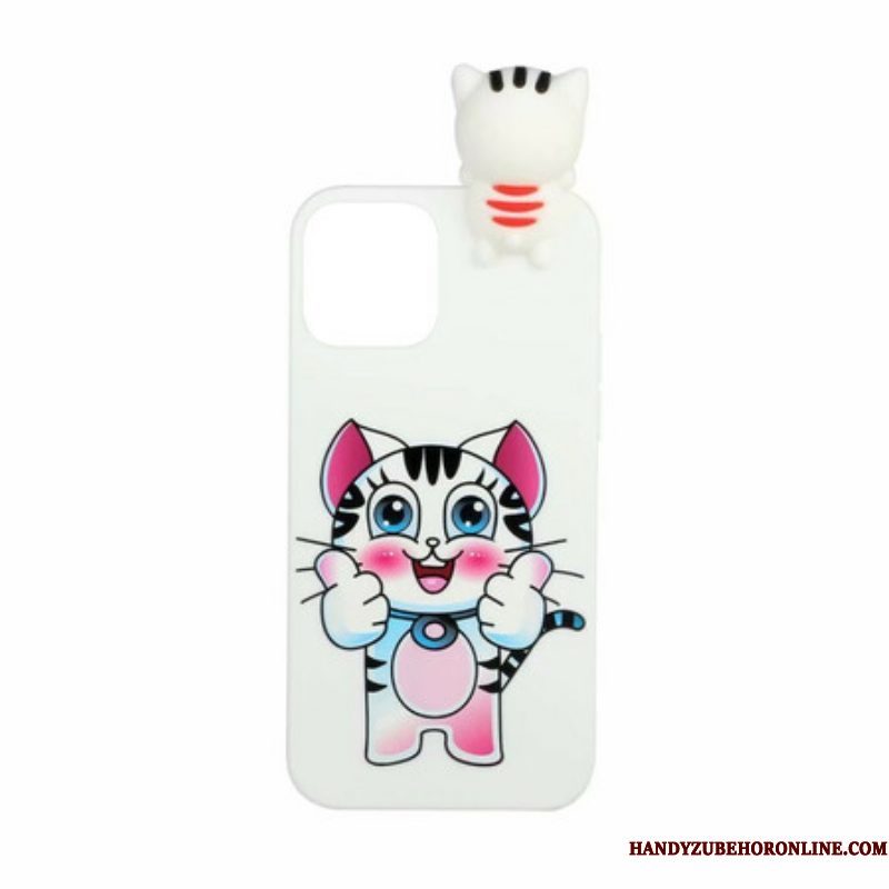 Hoesje voor iPhone 13 Mini 3d Kattenplezier