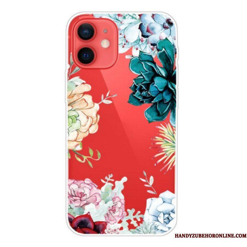 Hoesje voor iPhone 13 Mini Aquarel Bloemen