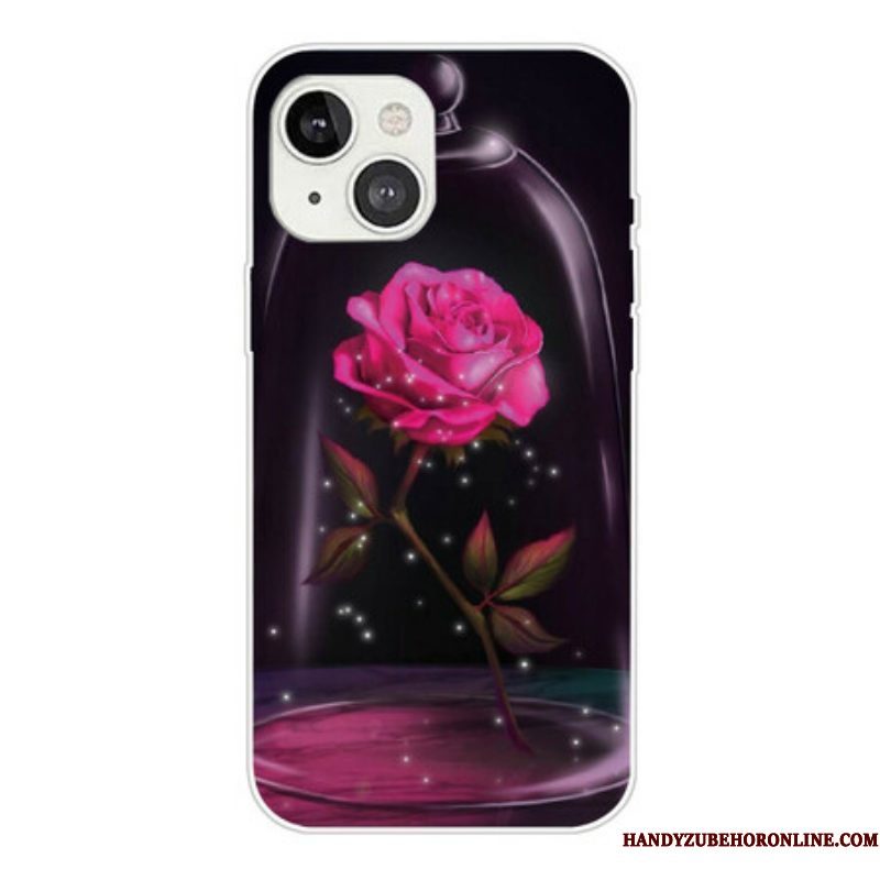 Hoesje voor iPhone 13 Mini Magisch Roze