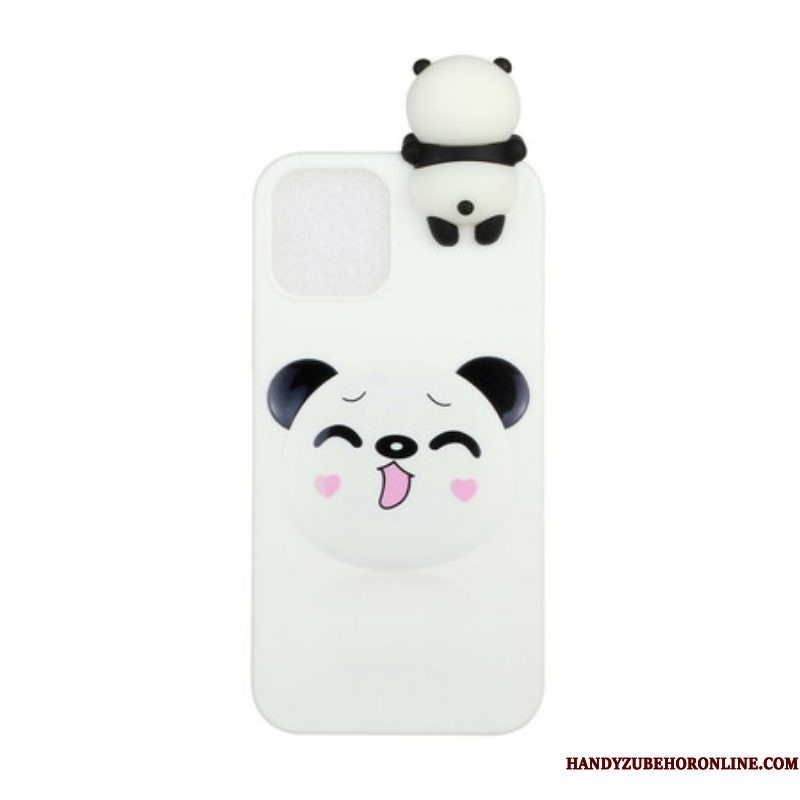 Hoesje voor iPhone 13 Pro Coole Panda 3d
