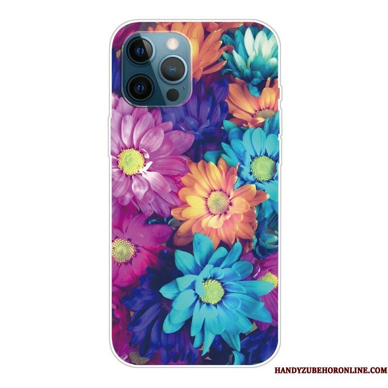 Hoesje voor iPhone 13 Pro Max Flexibele Bloemen