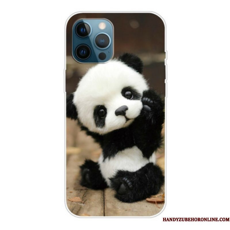 Hoesje voor iPhone 13 Pro Max Flexibele Panda