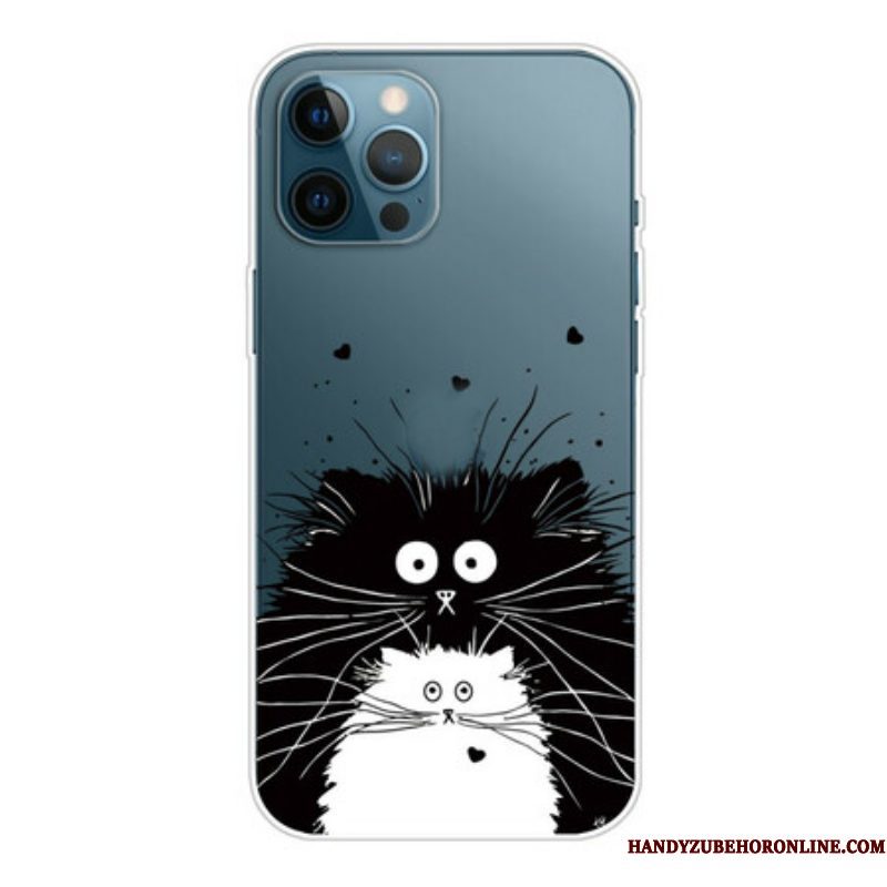 Hoesje voor iPhone 13 Pro Max Kijk Naar De Katten