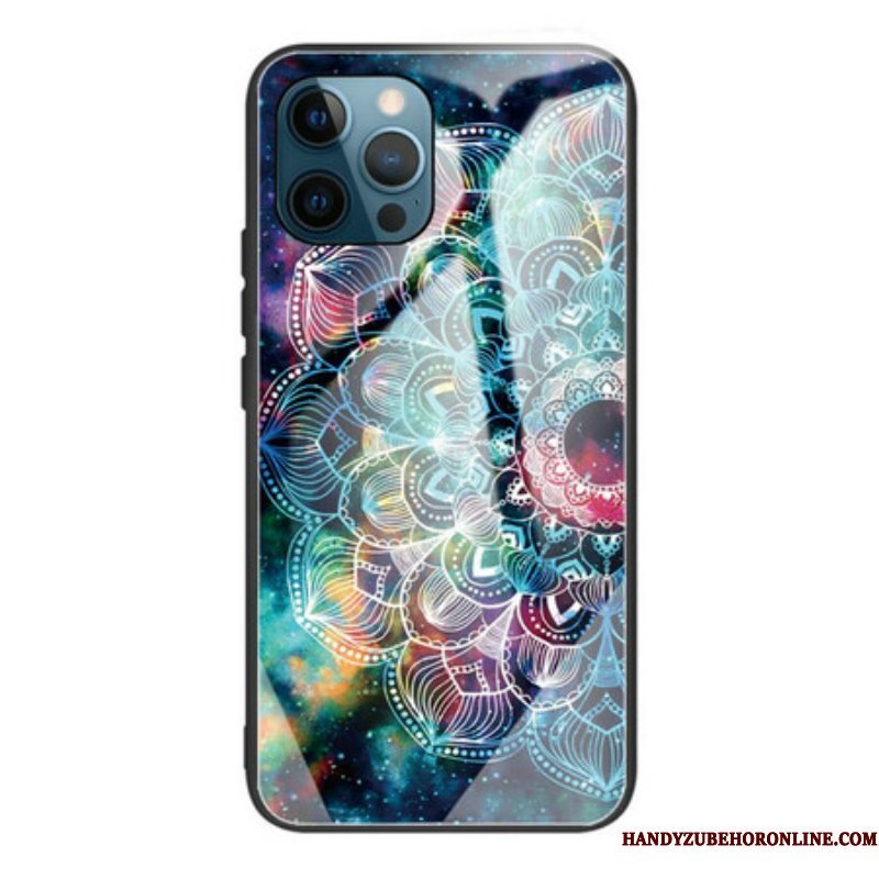 Hoesje voor iPhone 13 Pro Max Mandala Gehard Glas